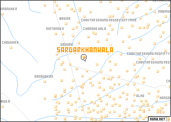 map of Sardār Khānwāla