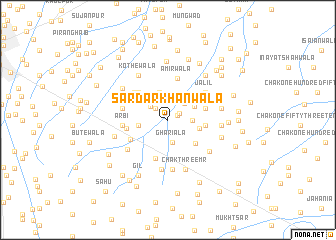 map of Sardar Khānwāla