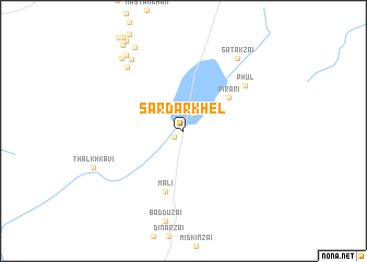 map of Sardār Khel