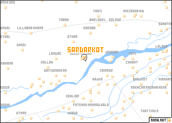 map of Sardār Kot