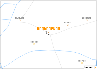 map of Sardārpura