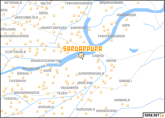 map of Sardārpura
