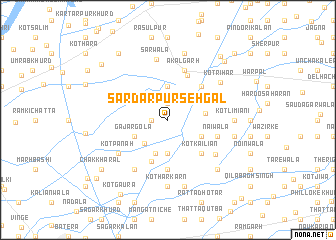 map of Sardārpur Sehgal