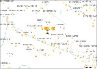 map of Sardār