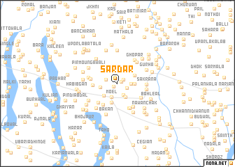 map of Sardār