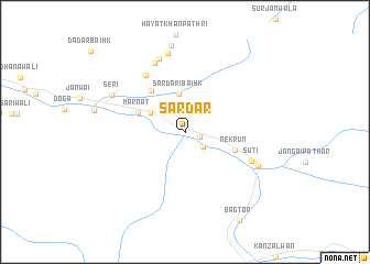 map of Sardār