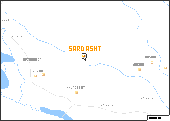 map of Sardasht