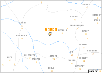 map of Sarda