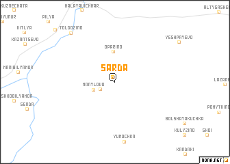 map of Sarda