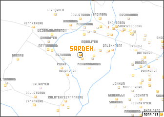 map of Sar Deh