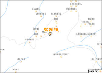 map of Sar Deh