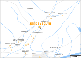 map of Sardē-ye ‘Olyā