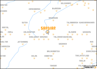 map of Sardīār