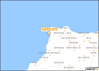 map of Sardina
