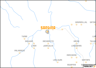 map of Sardina