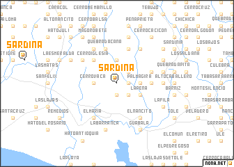 map of Sardina