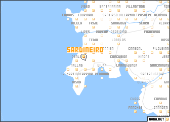 map of Sardiñeiro