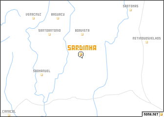 map of Sardinha