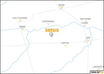 map of Sardis