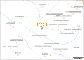 map of Sardis