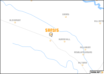 map of Sardis