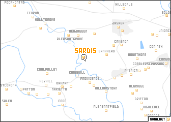 map of Sardis