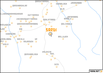 map of Sardī