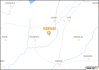 map of Sardoi
