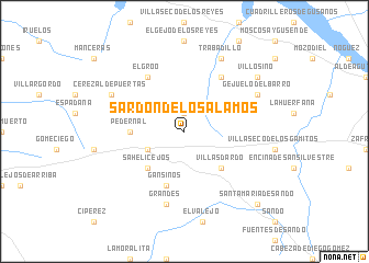 map of Sardón de los Álamos