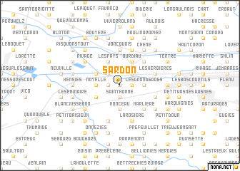 map of Sardon