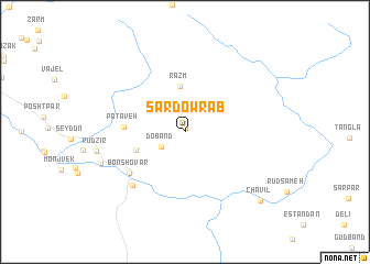 map of Sardowrāb