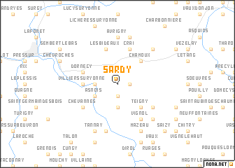 map of Sardy