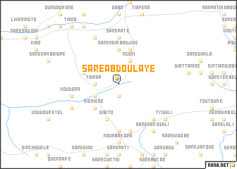 map of Saré Abdoulaye