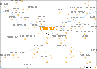 map of Saré Alal