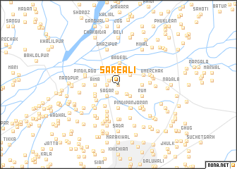 map of Sareāli