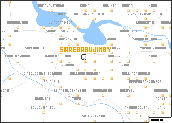 map of Sare Babu Jimby