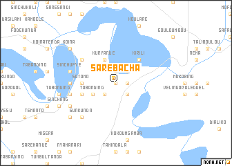 map of Sare Bacha