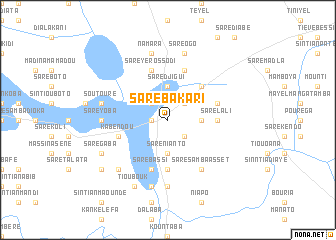 map of Saré Bakari