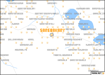 map of Sare Bakary