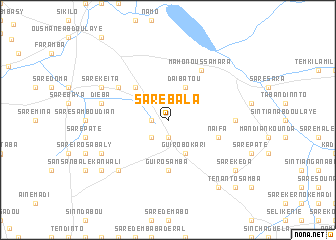 map of Saré Bala