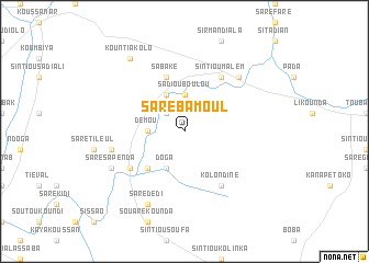 map of Saré Bamoul