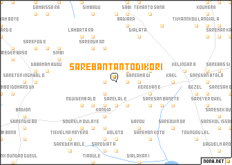 map of Saré Bantanto Dikori
