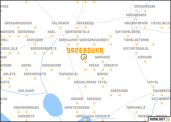 map of Saré Bouka