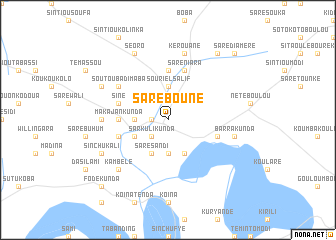 map of Saré Bouné