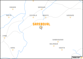 map of Saréboval