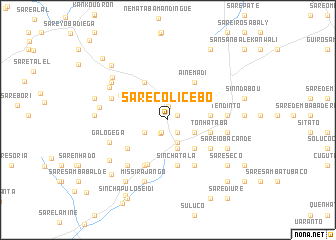 map of Sare Coli Cebô