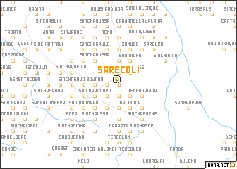 map of Sare Coli