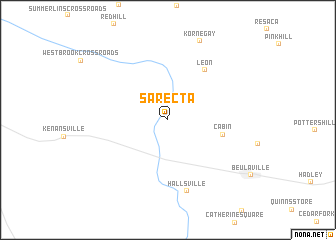 map of Sarecta