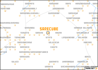 map of Sare Cubè