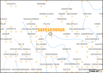 map of Sare Demanda